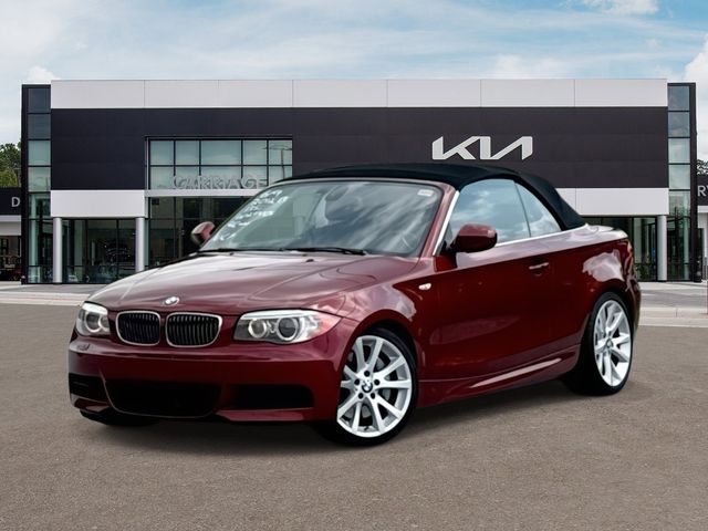 Vermilion Red Metallic 2012 BMW 1 Series 135i Convertible RWD Convertible Rear-Wheel Drive 7-Speed Automatic