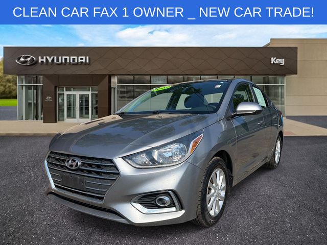 Forge Gray 2022 Hyundai Accent Sedan Front-Wheel Drive Continuously Variable Transmission