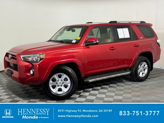 Barcelona Red Metallic 2020 Toyota 4Runner SR5 Premium RWD SUV / Crossover 4X2 5-Speed Automatic Overdrive