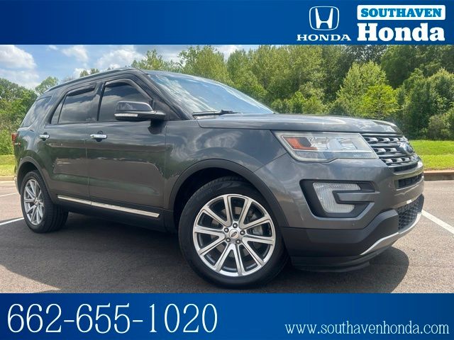 Gray (Magnetic) 2016 Ford Explorer Limited SUV / Crossover Front-Wheel Drive 6-Speed Automatic