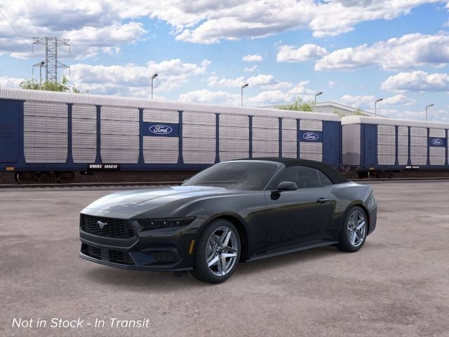 Shadow Black 2026 Ford Mustang Convertible Rear-Wheel Drive Automatic