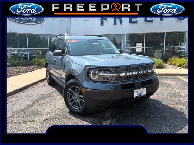 Blue (Azure Gray Metallic Tri-Coat) 2025 Ford Bronco Sport SUV / Crossover All-Wheel Drive 8-Speed Automatic
