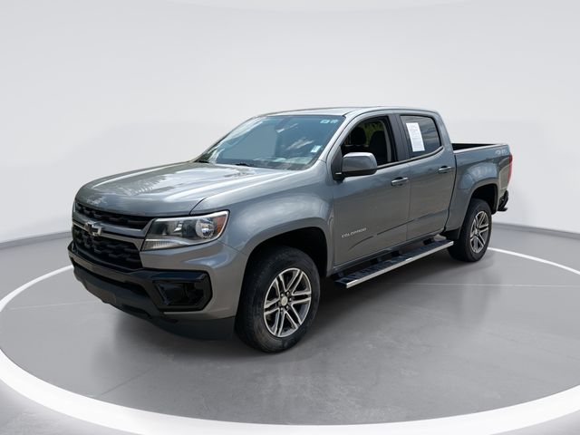 Gray (Satin Steel Metallic) 2022 Chevrolet Colorado Pickup Truck Four-Wheel Drive 8-Speed Automatic