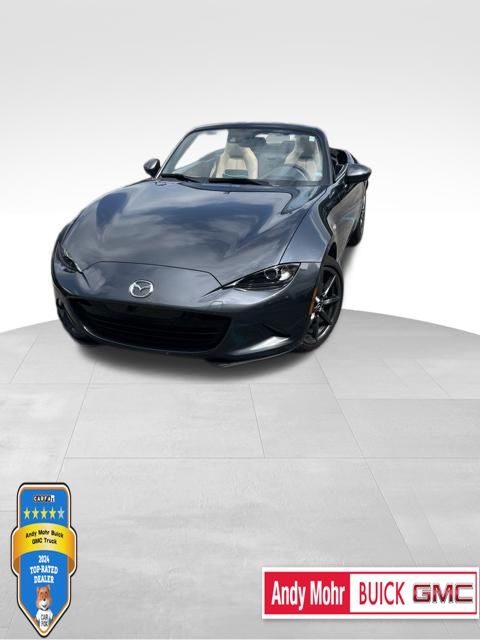 Meteor Gray 2016 Mazda MX-5 Miata Grand Touring Convertible Convertible Rear-Wheel Drive 6-Speed Automatic