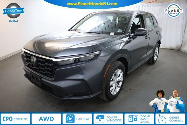 Meteorite Gray Metallic 2024 Honda CR-V LX AWD SUV / Crossover All-Wheel Drive Continuously Variable Transmission