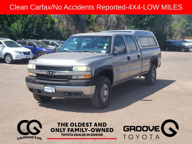 Light Pewter Metallic 2002 Chevrolet Silverado 2500HD Pickup Truck Four-Wheel Drive 4-Speed Automatic Overdrive