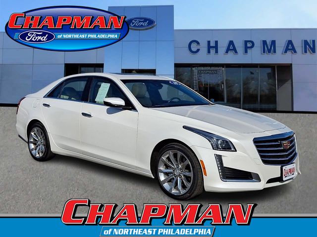 Crystal White Tricoat 2018 Cadillac CTS 2.0T Luxury AWD Sedan All-Wheel Drive 8-Speed Automatic