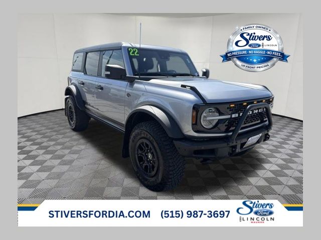 Silver Metallic 2022 Ford Bronco SUV / Crossover Four-Wheel Drive Automatic