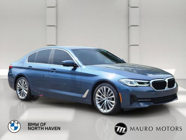Arctic Race Blue Metallic 2023 BMW 5 Series 530i xDrive AWD Sedan All-Wheel Drive 8-Speed Automatic