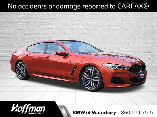 Sunset Orange Metallic 2022 BMW 8 Series Coupe All-Wheel Drive 8-Speed Automatic