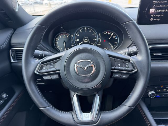 2025 Mazda CX-5 2.5 Carbon Turbo White at Joe Myers Mazda Kia