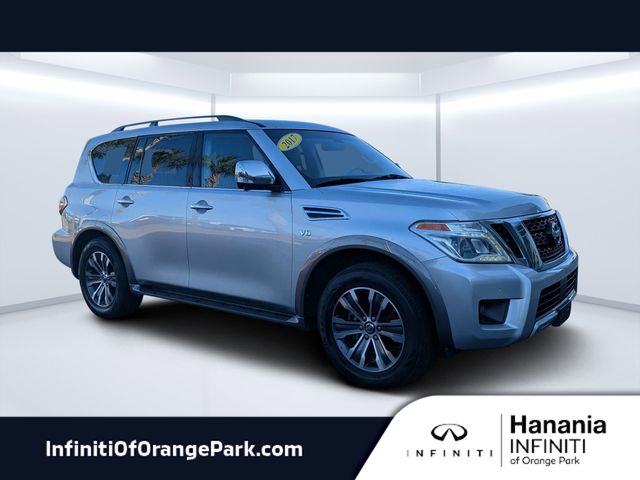 Brilliant Silver 2017 Nissan Armada SL SUV / Crossover 4X2 7-Speed Automatic