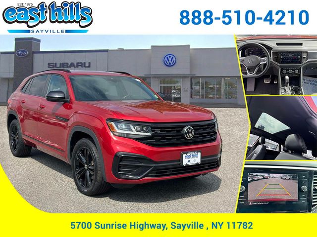 Red Metallic 2023 Volkswagen Atlas Cross Sport SUV / Crossover All-Wheel Drive 8-Speed Automatic