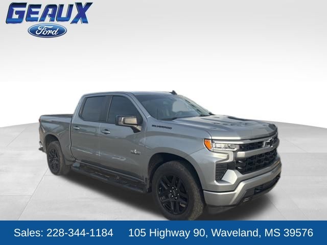 Sterling Gray Metallic 2024 Chevrolet Silverado 1500 RST Crew Cab RWD Pickup Truck 4X2 Automatic