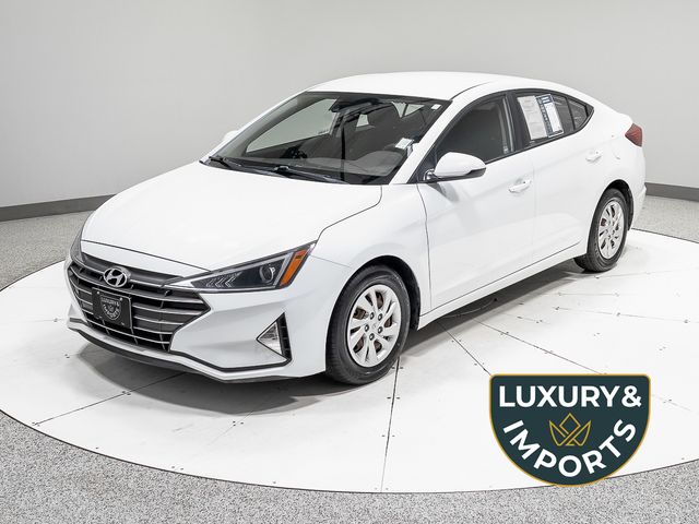 Quartz White Pearl 2020 Hyundai Elantra Sedan Front-Wheel Drive Continuously Variable Transmission