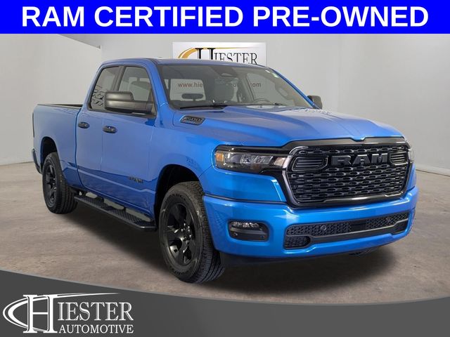 Hydro Blue Pearlcoat 2025 RAM 1500 Pickup Truck Four-Wheel Drive 8-Speed Automatic