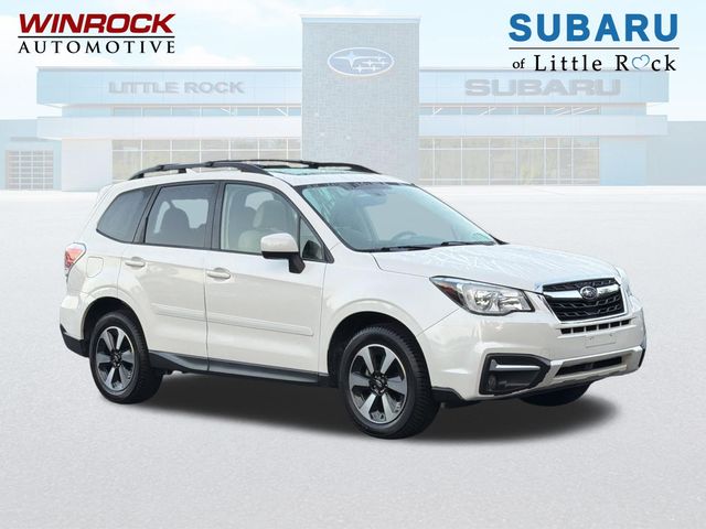 Crystal White Pearl 2018 Subaru Forester SUV / Crossover All-Wheel Drive Continuously Variable Transmission