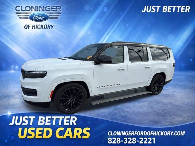 Bright White Clearcoat 2024 Jeep Grand Wagoneer L Obsidian 4WD SUV / Crossover Four-Wheel Drive 8-Speed Automatic