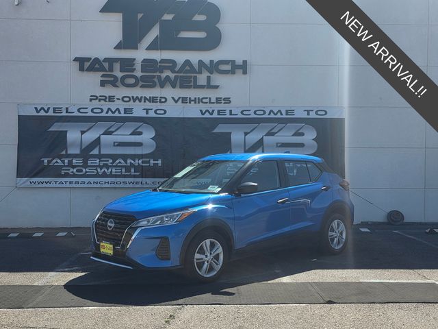 Electric Blue Metallic 2024 Nissan Kicks S FWD SUV / Crossover Front-Wheel Drive Continuously Variable Transmission