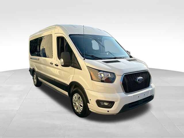 Oxford White 2024 Ford Transit Passenger Van Rear-Wheel Drive