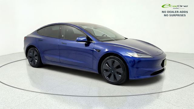 Deep Blue Metallic 2026 Tesla Model 3 Sedan 1-Speed Automatic
