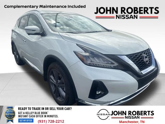 Pearl White Tricoat 2024 Nissan Murano Platinum FWD SUV / Crossover Front-Wheel Drive Continuously Variable Transmission
