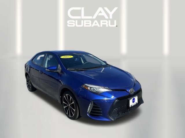 Blue 2017 Toyota Corolla Sedan Front-Wheel Drive Continuously Variable Transmission