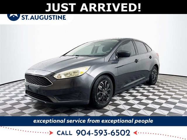 Gray (Magnetic) 2016 Ford Focus S Sedan Front-Wheel Drive 6-Speed Automatic