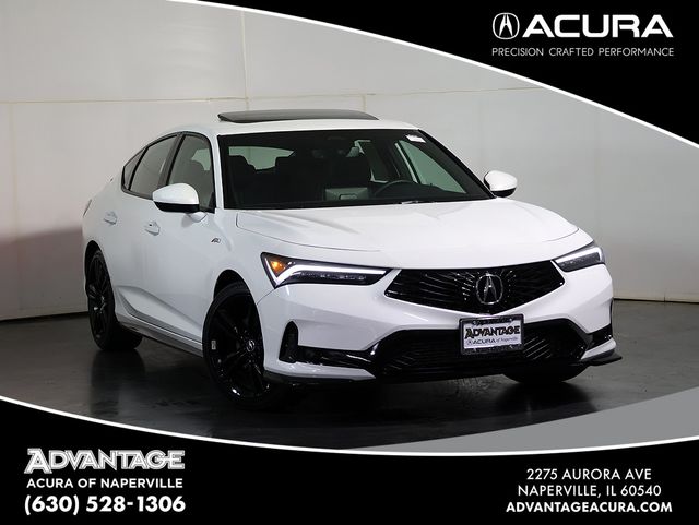 Platinum White Pearl 2026 Acura Integra FWD with A-SPEC Package Sedan Front-Wheel Drive Continuously Variable Transmission