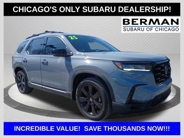 Sonic Gray Pearl 2025 Honda Pilot Black Edition AWD SUV / Crossover All-Wheel Drive Automatic