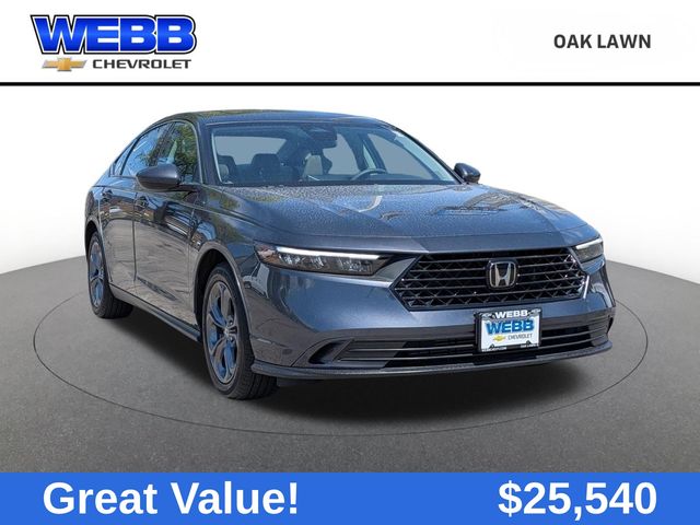 Gray Metallic 2024 Honda Accord EX FWD Sedan Front-Wheel Drive Continuously Variable Transmission