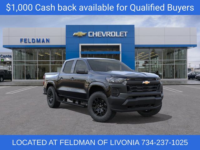 Black 2026 Chevrolet Colorado Pickup Truck Four-Wheel Drive 8-Speed Automatic