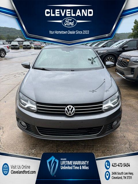 Indium Gray 2012 Volkswagen Eos Convertible Front-Wheel Drive 6-Speed Dual Clutch