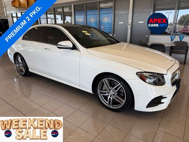 Polar White 2017 Mercedes-Benz E-Class Sedan Rear-Wheel Drive 9-Speed Automatic