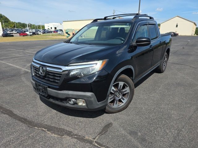 Crystal Black Pearl 2017 Honda Ridgeline Pickup Truck All-Wheel Drive 6-Speed Automatic