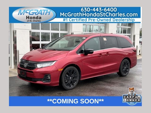 Radiant Red Metallic II 2025 Honda Odyssey Minivan Front-Wheel Drive Automatic