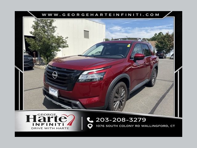 Red (Scarlet Ember Tintcoat) 2023 Nissan Pathfinder SUV / Crossover All-Wheel Drive 9-Speed Automatic