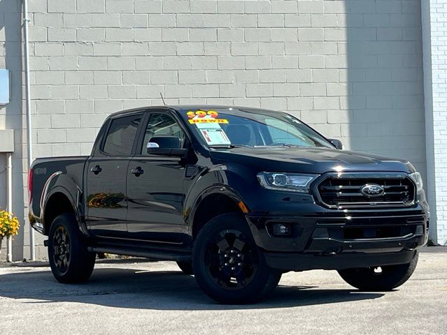 Shadow Black 2022 Ford Ranger Pickup Truck Four-Wheel Drive Automatic