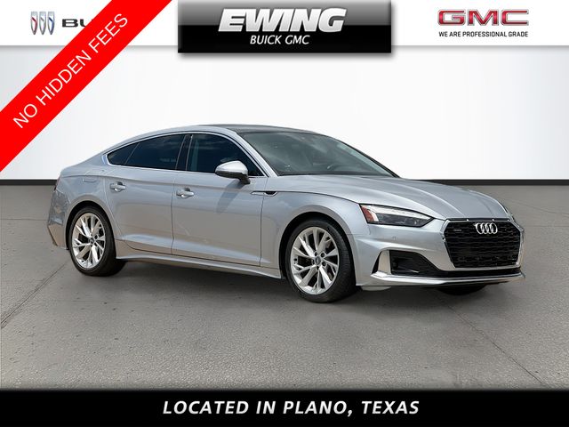 Silver Metallic 2021 Audi A5 Sportback Sedan All-Wheel Drive 7-Speed Automatic