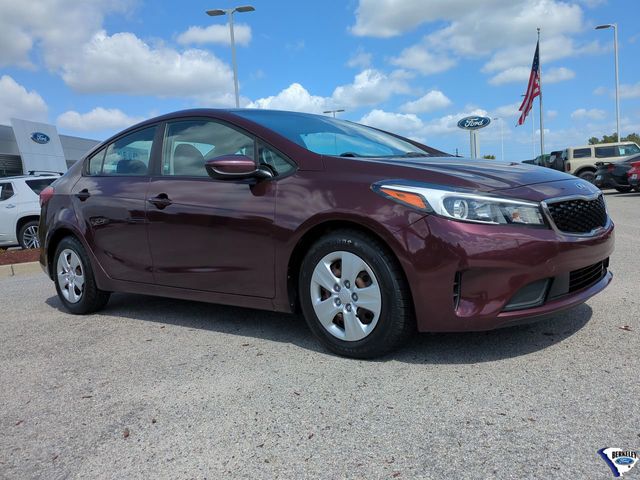 Garnet Red 2018 Kia Forte LX Sedan Front-Wheel Drive 6-Speed Automatic