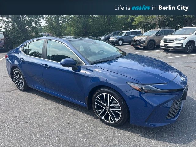 Blue 2025 Toyota Camry Sedan All-Wheel Drive Continuously Variable Transmission
