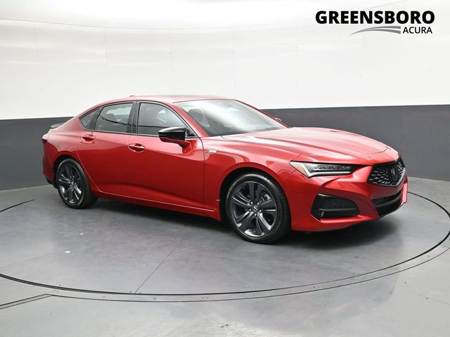 Performance Red Pearl 2022 Acura TLX SH-AWD with A-Spec Package Sedan All-Wheel Drive Automatic