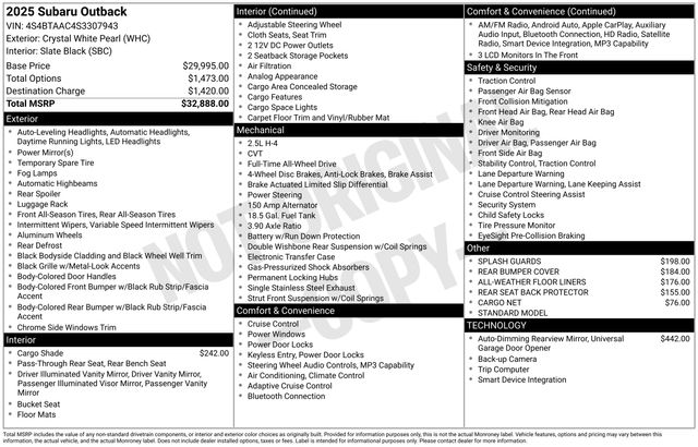 2025 Subaru Outback AWD