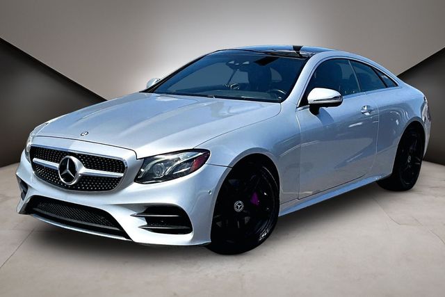Silver 2018 Mercedes-Benz E-Class Coupe All-Wheel Drive 9-Speed Automatic