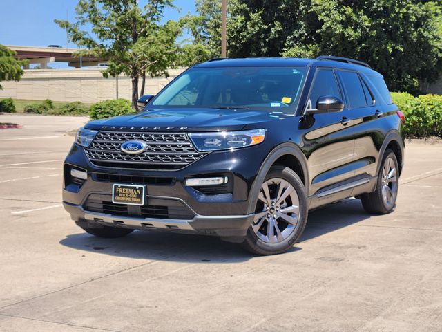 Black Metallic 2023 Ford Explorer SUV / Crossover Rear-Wheel Drive Automatic