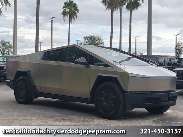 Gray (Stainless Steel) 2024 Tesla Cybertruck Pickup Truck All-Wheel Drive 1-Speed Dual Clutch