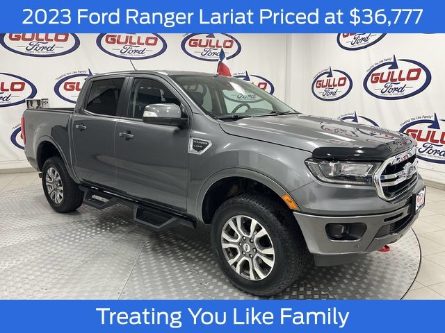 Gray Metallic 2023 Ford Ranger Pickup Truck Four-Wheel Drive Automatic