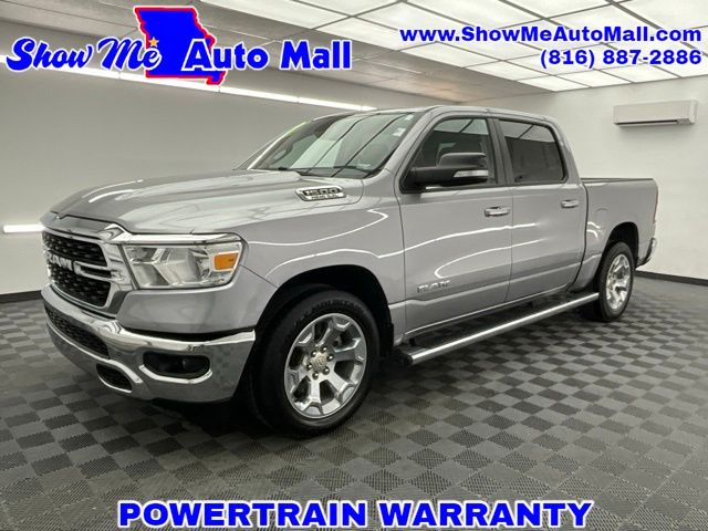Billet Silver Metallic Clearcoat 2019 RAM 1500 Big Horn Crew Cab RWD Pickup Truck 4X2 8-Speed Automatic