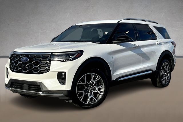 White Metallic 2025 Ford Explorer Platinum AWD SUV / Crossover All-Wheel Drive Automatic