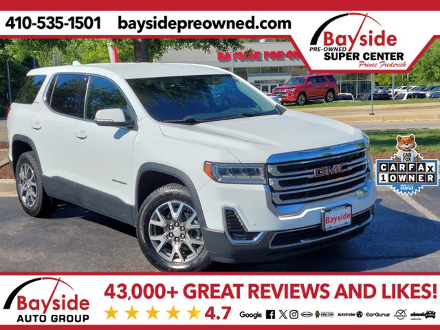 Summit White 2023 GMC Acadia SUV / Crossover Front-Wheel Drive 9-Speed Automatic